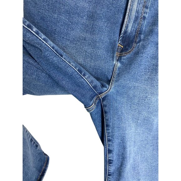 Good American Always Fits Good Legs Straight Jeans Indigo316-sz 14-18 - Picture 9 of 12